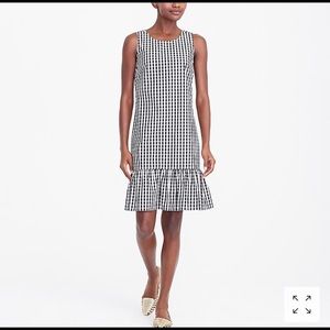 JCrew Factory Printed Sleeveless Bow Back Dress